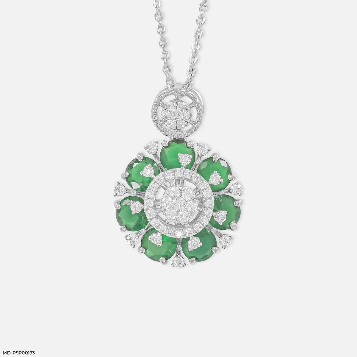 The Gardenia Medallion Pendant