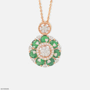 The Gardenia Medallion Pendant