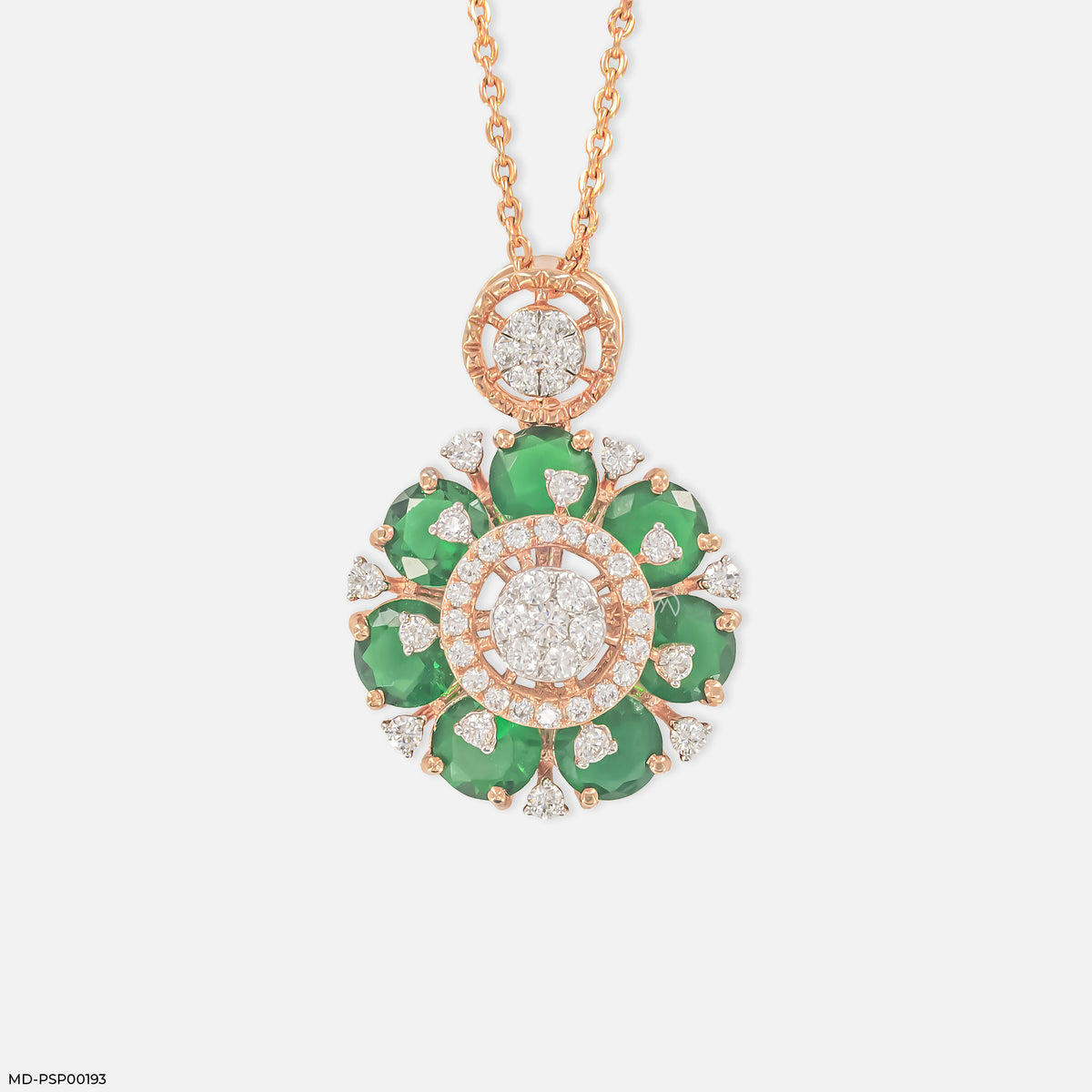 The Gardenia Medallion Pendant