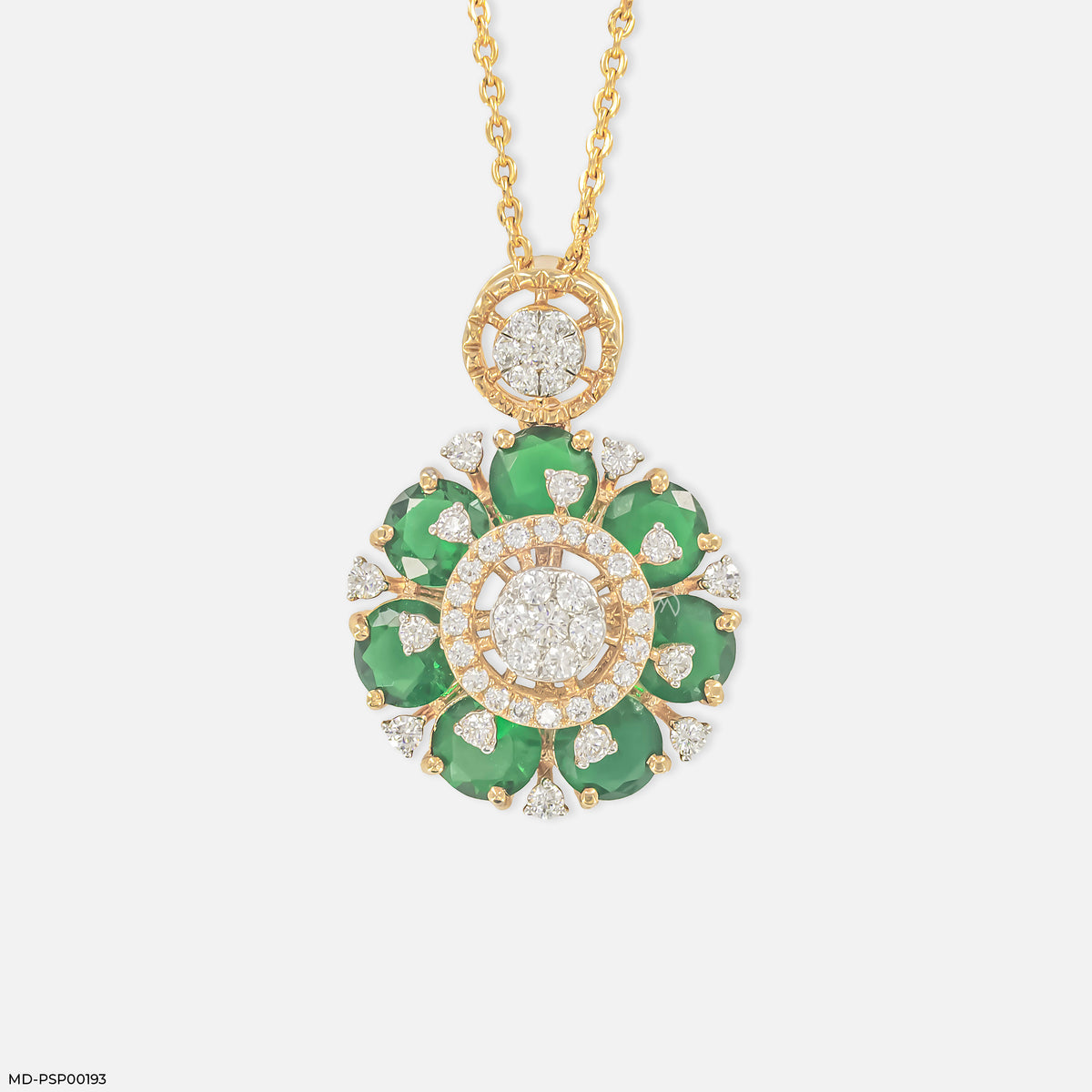 The Gardenia Medallion Pendant