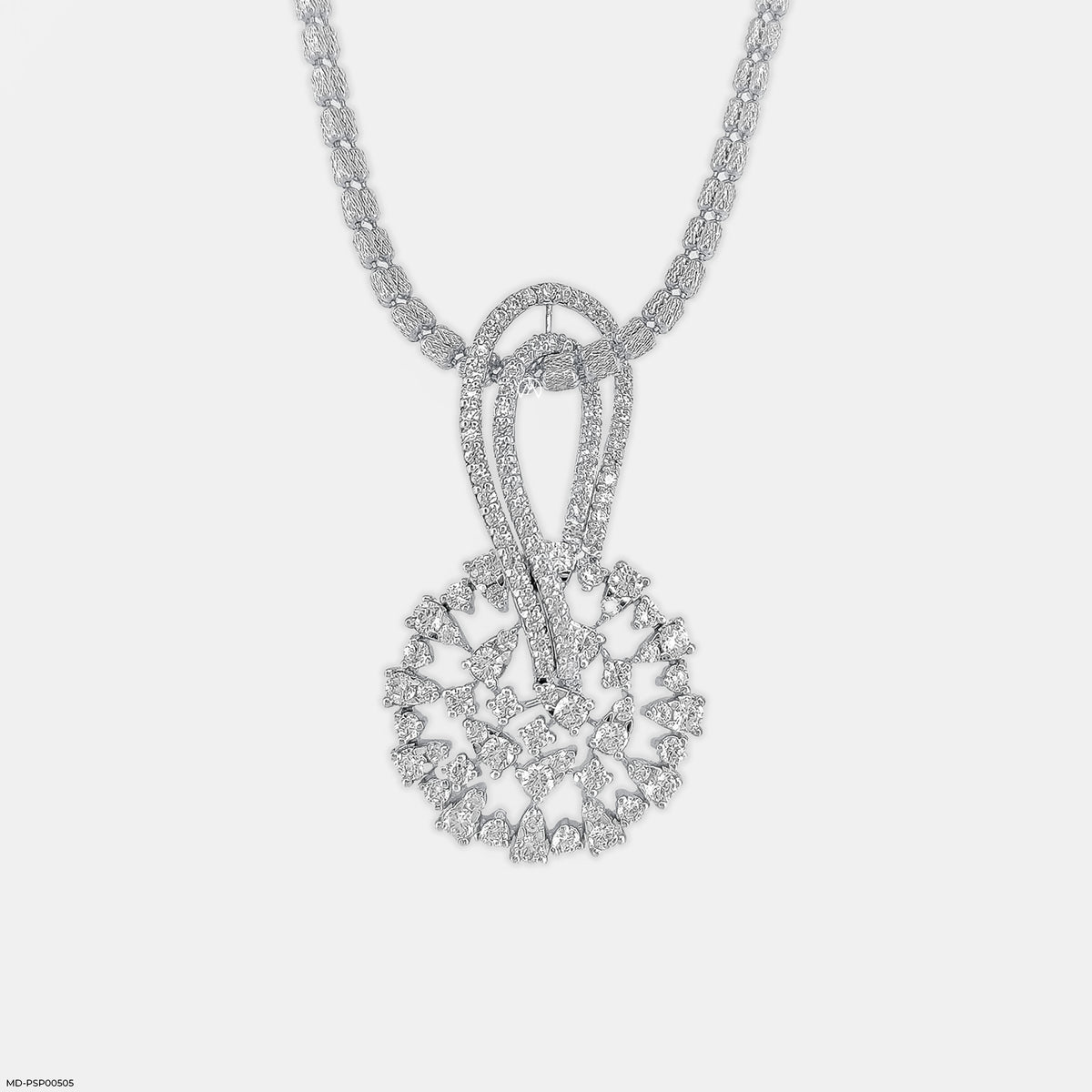 Interwoven Diamond Pendant