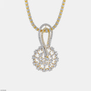 Interwoven Diamond Pendant