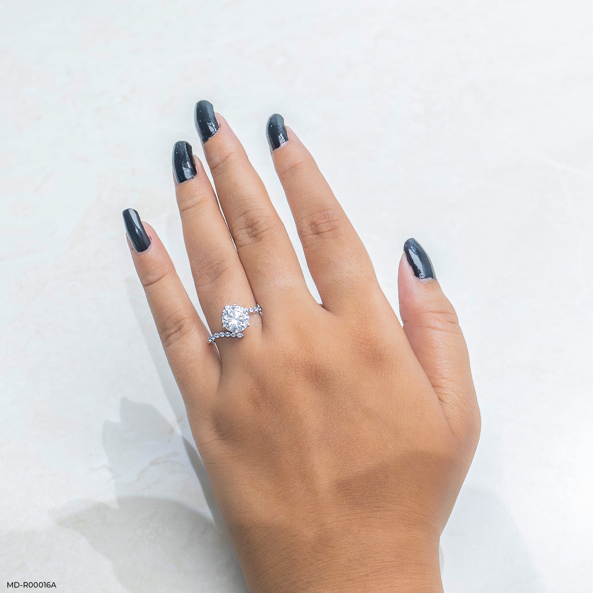 2 Carat Solitaire Bypass Ring