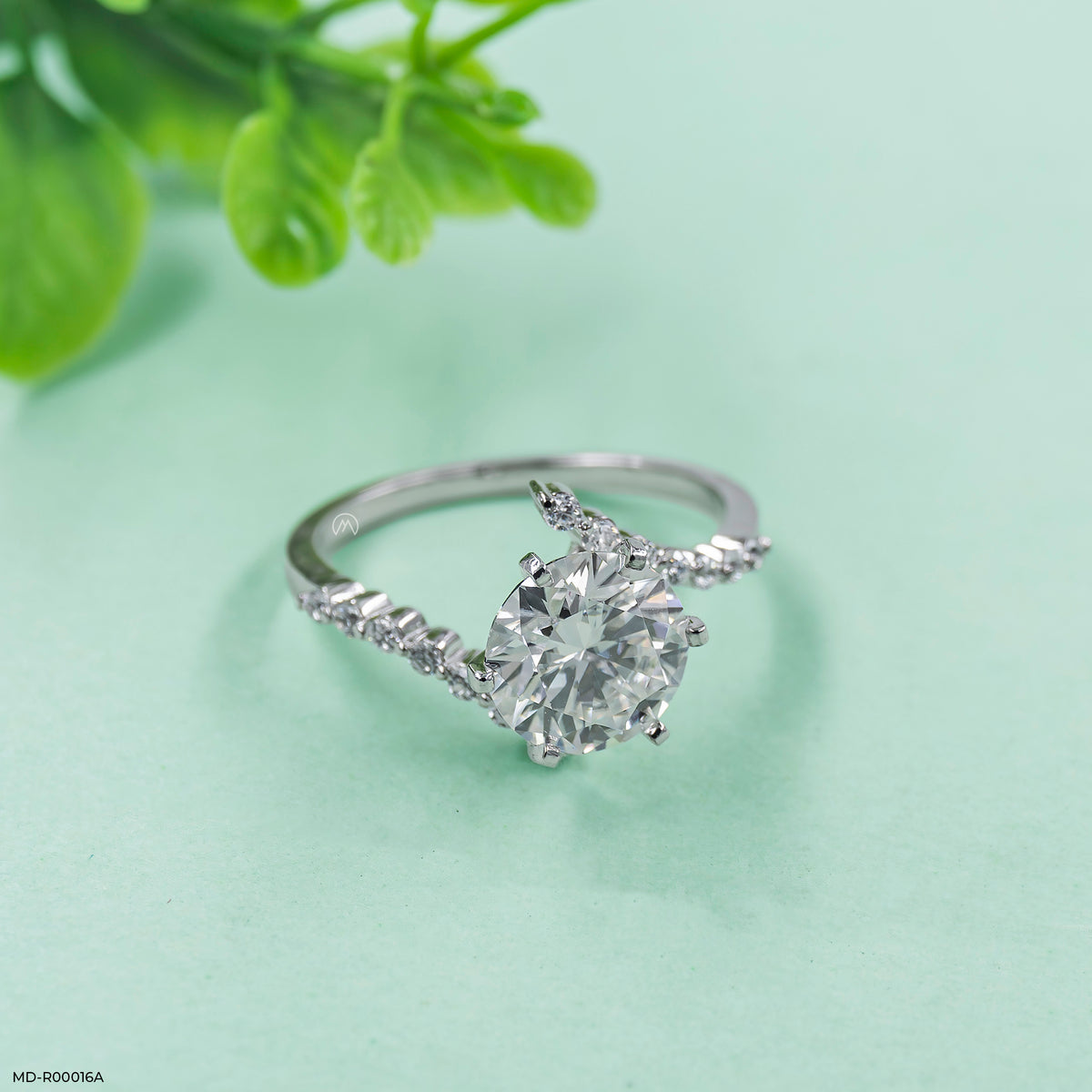 2 Carat Solitaire Bypass Ring