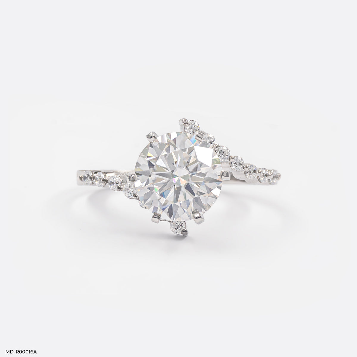 2 Carat Solitaire Bypass Ring