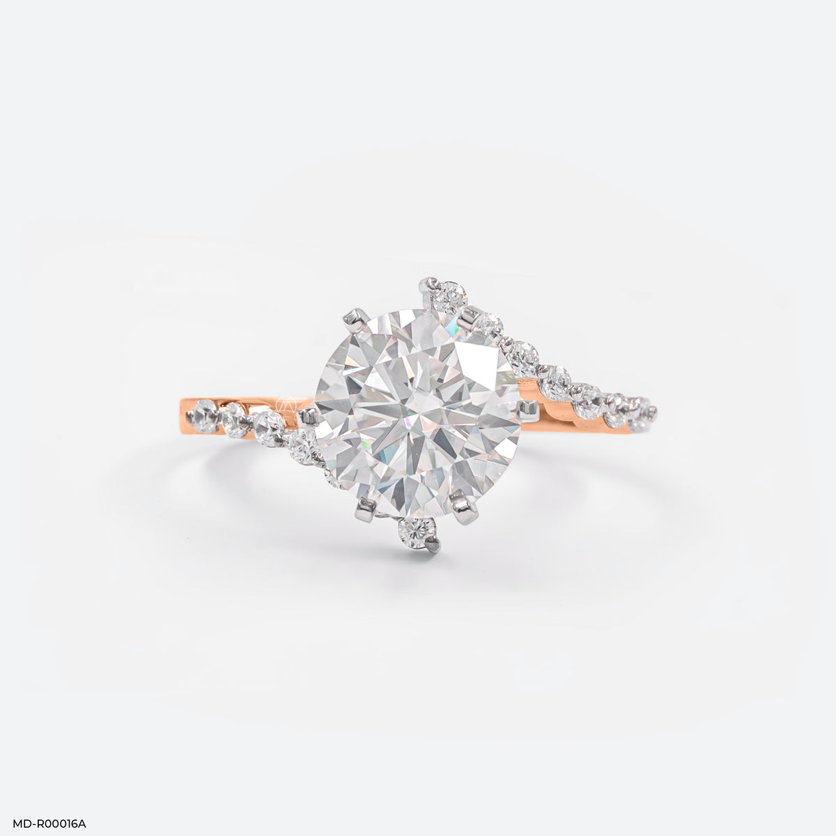 2 Carat Solitaire Bypass Ring