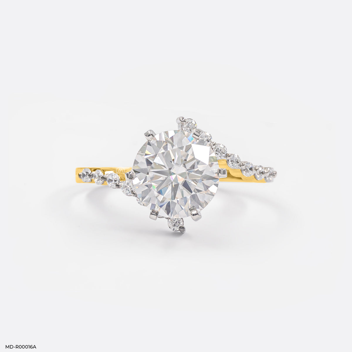 2 Carat Solitaire Bypass Ring