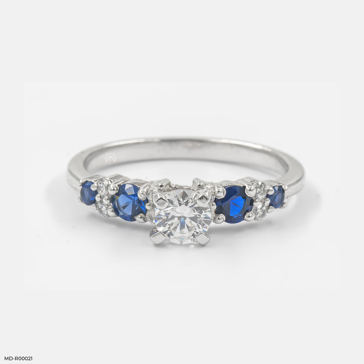 Aqua Diamond Rings