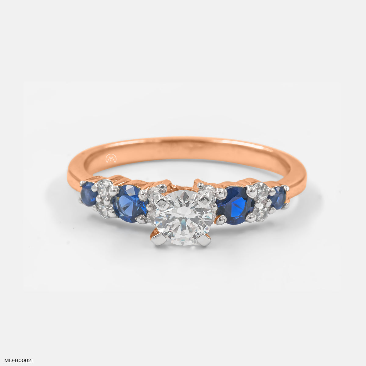 Aqua Diamond Rings