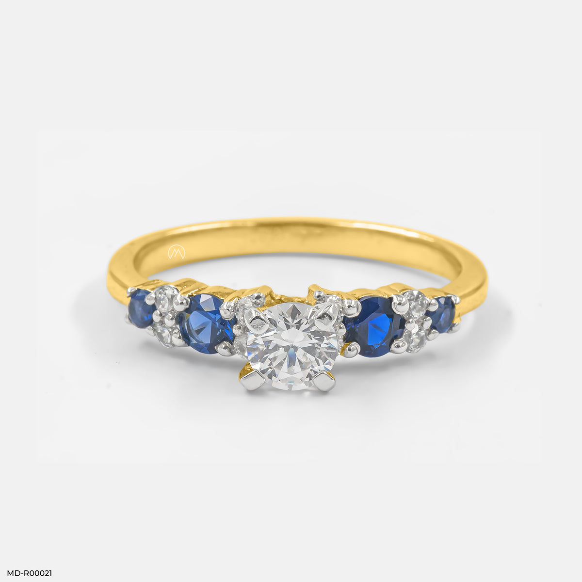 Aqua Diamond Rings
