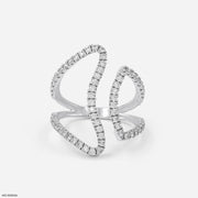 Skinny Statement Diamond Ring