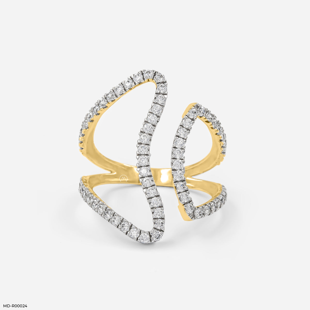 Skinny Statement Diamond Ring