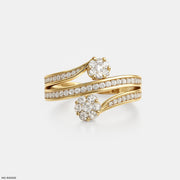 Whirl of Diamonds Rings
