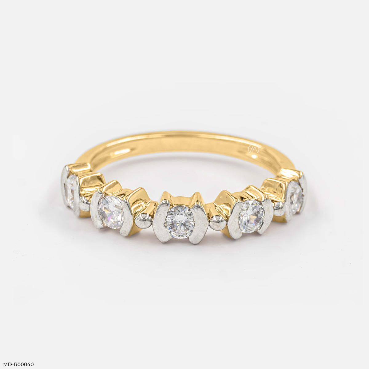 The Two-Tone Half-Eternity Band