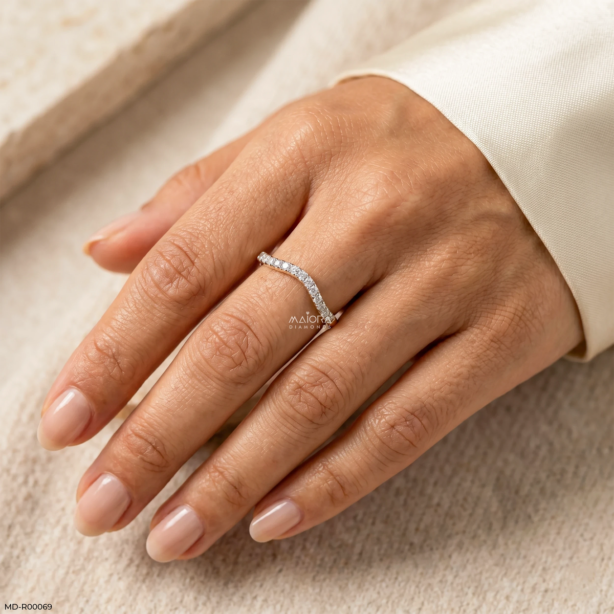 1 Carat Round Solitaire Victorian Halo Ring