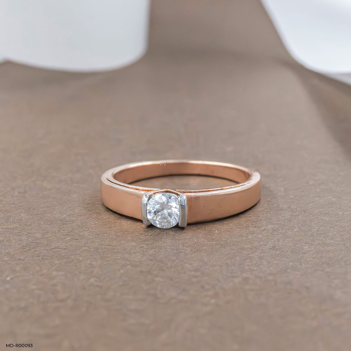 0.50 Carat Dual Layer Solitaire Ring