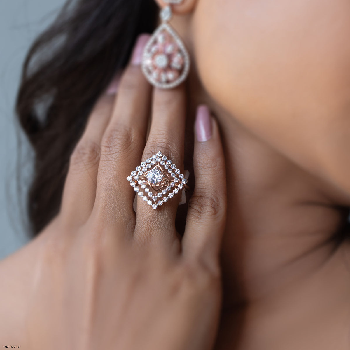 The Diamond Kite Ring
