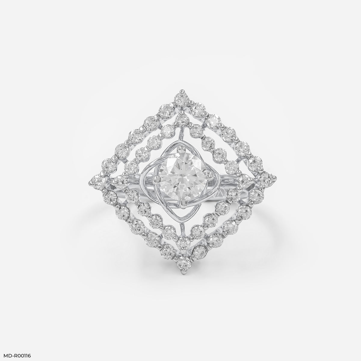The Diamond Kite Ring