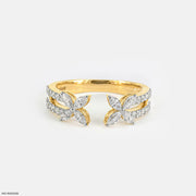 0.55 Carat Open Lab Diamond Band Ring