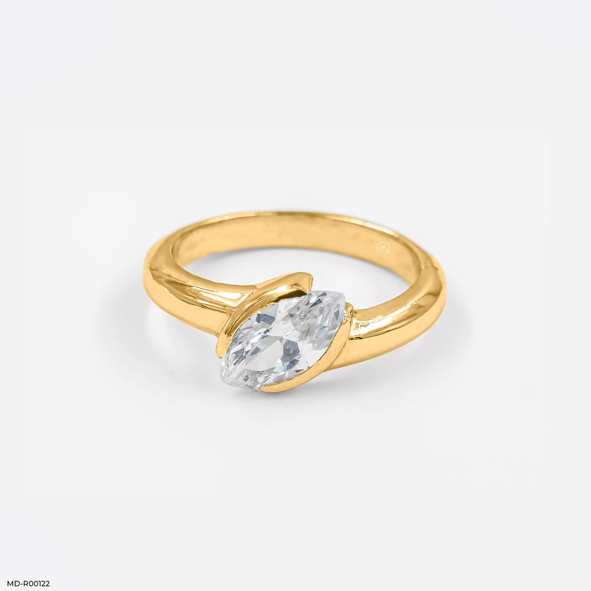 1 Carat Marquise Solitaire Diamond Ring