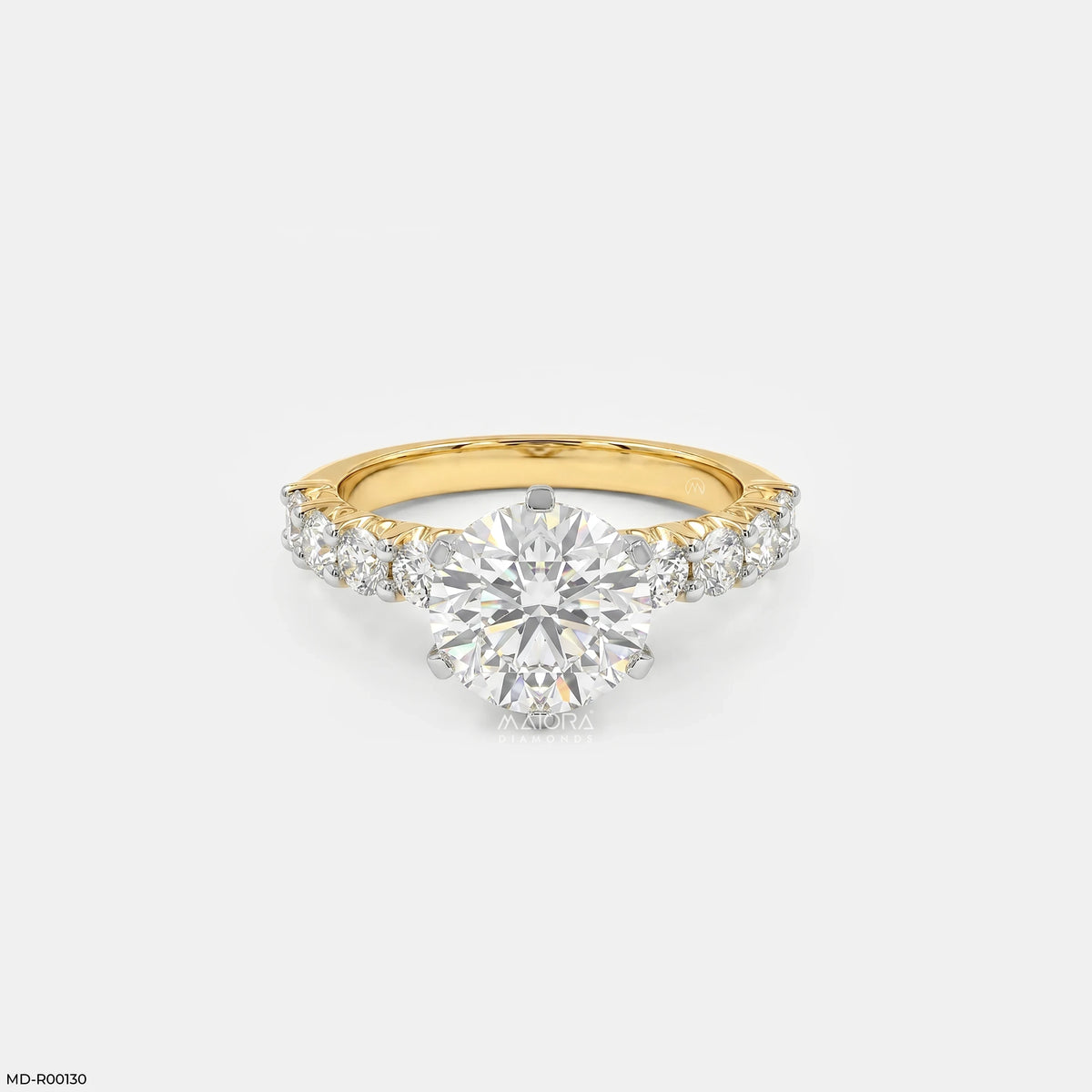 2 Carat Round Stackable Ring