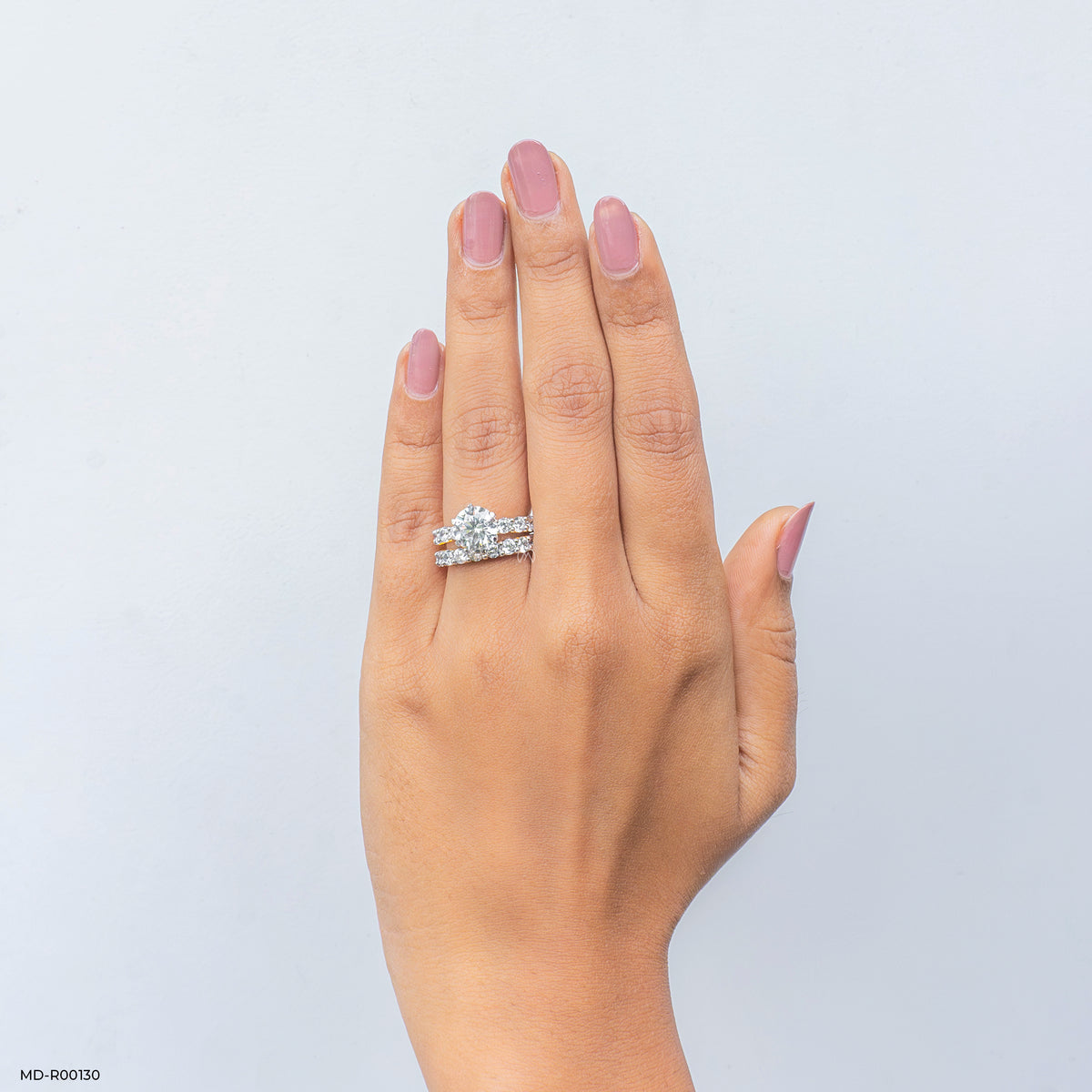 2 Carat Round Stackable Ring