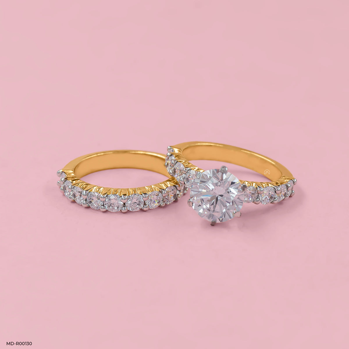 2 Carat Round Stackable Ring