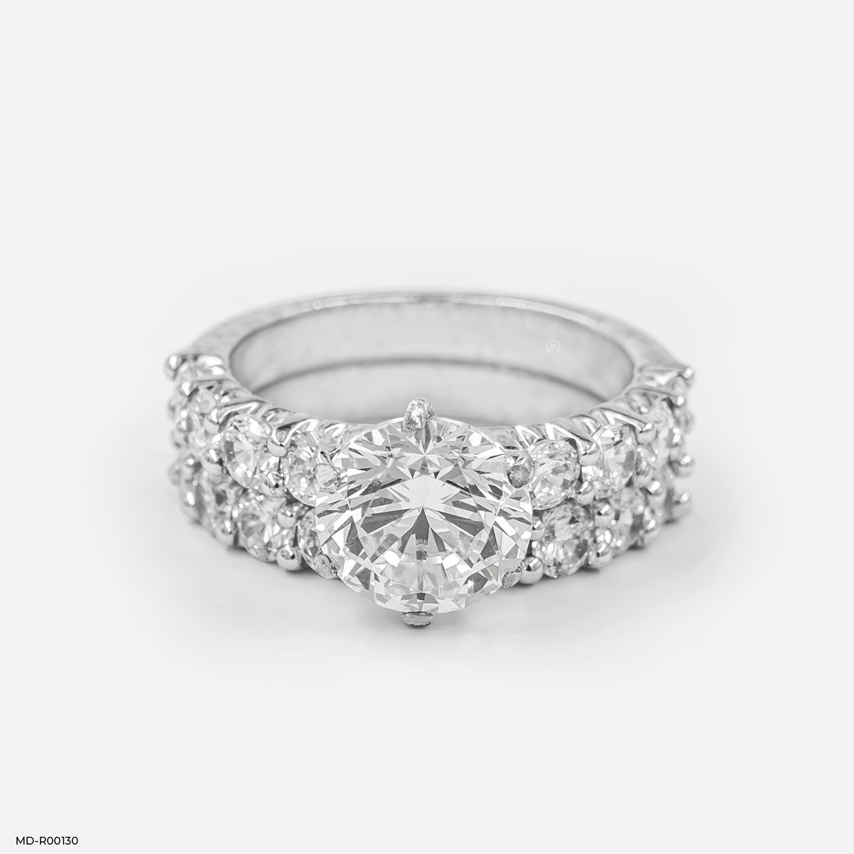 2 Carat Round Stackable Ring