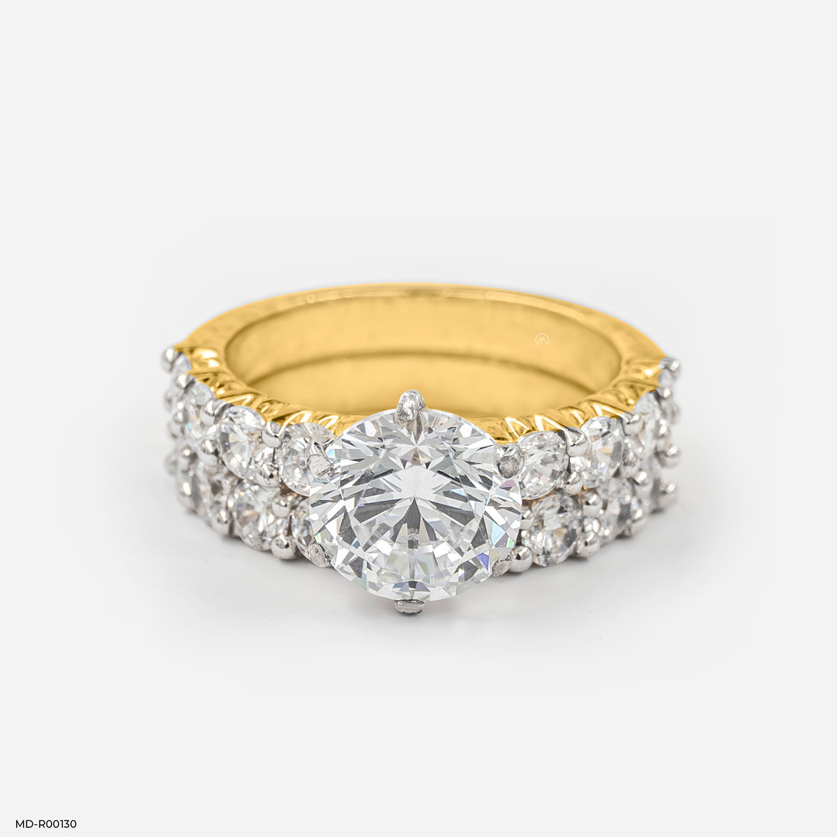 2 Carat Round Stackable Ring
