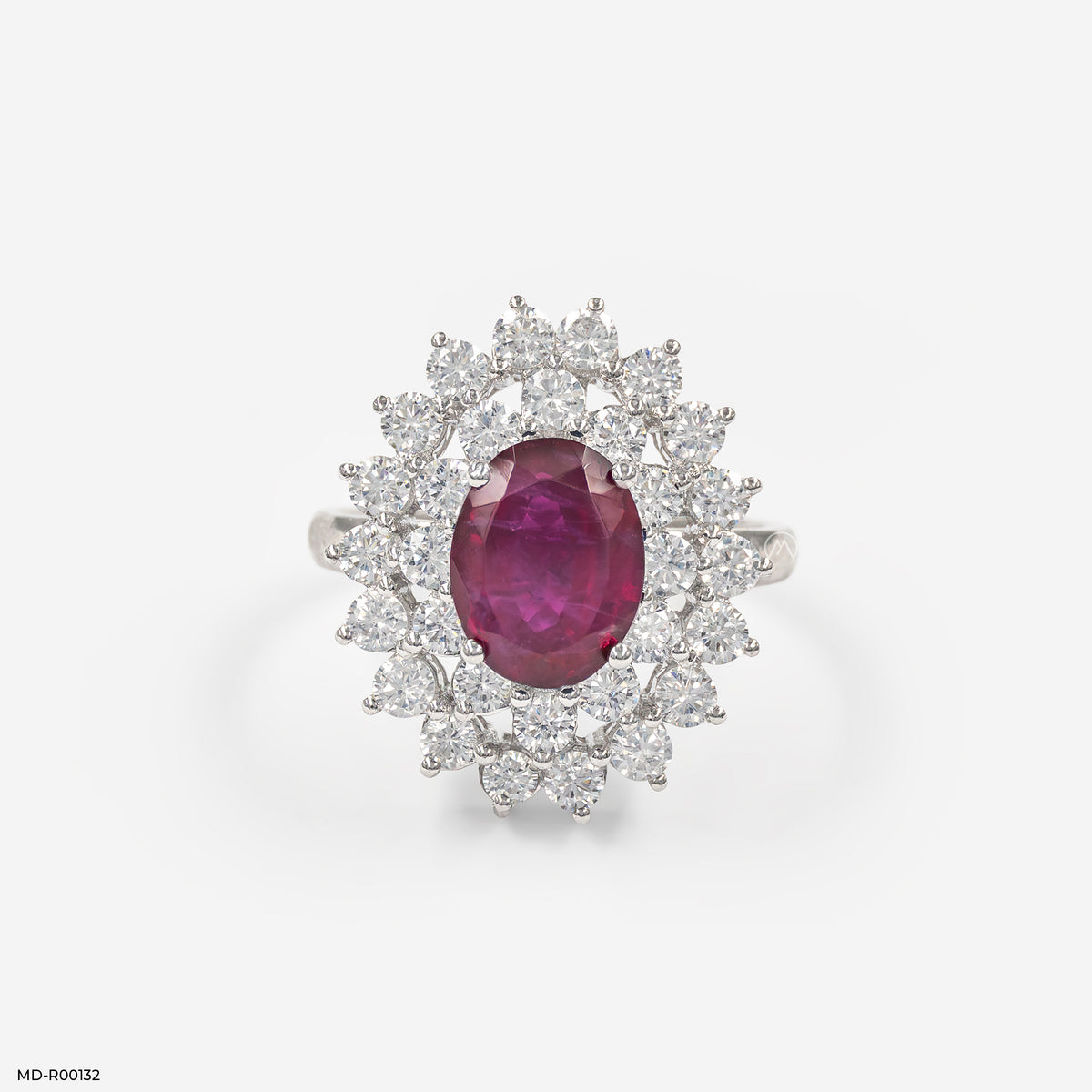 1.5 Carat Crimson Lab Diamond Ring