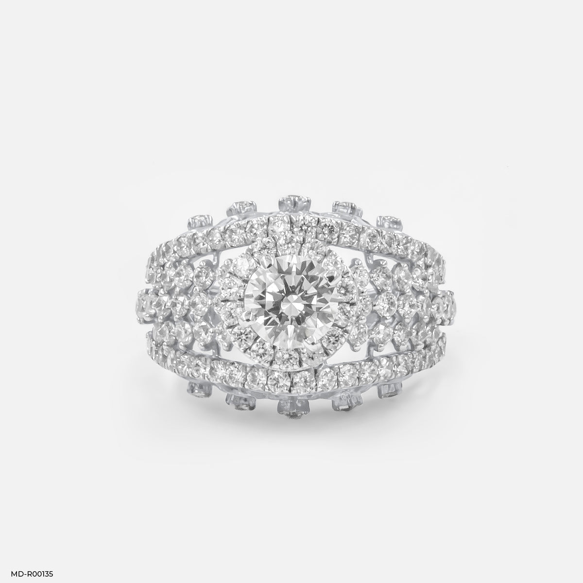 1 Carat Round Pretty Diamond Ring