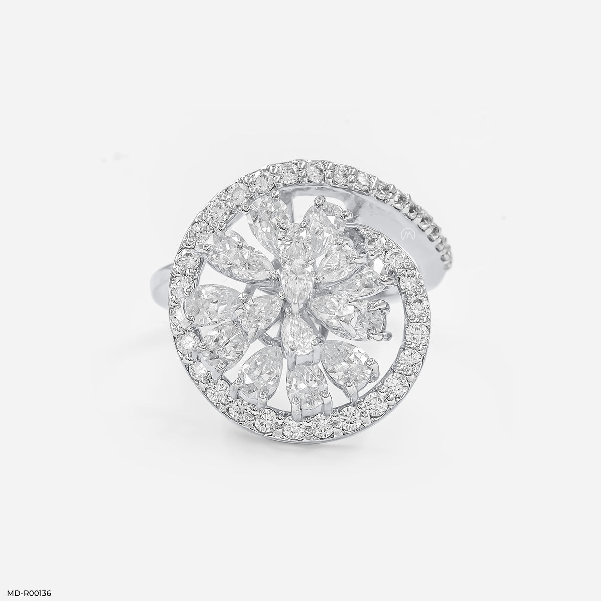 Touch of Petal Diamond Ring