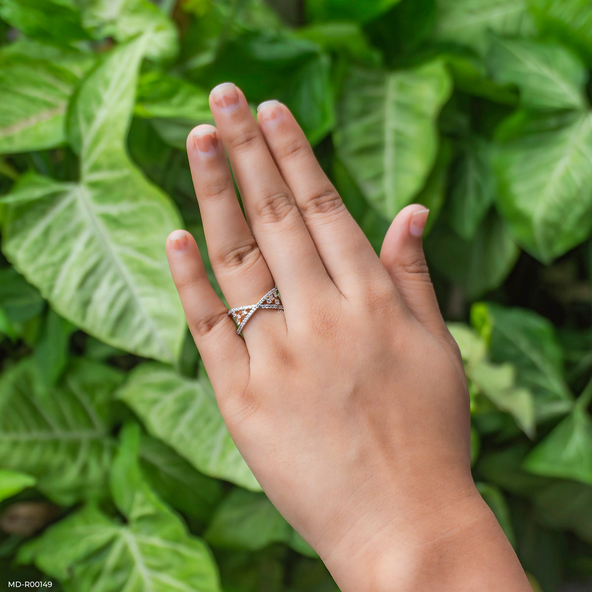 The X-Shaped Diamond Ring