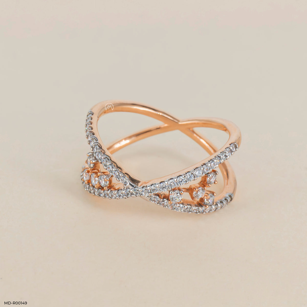 The X-Shaped Diamond Ring