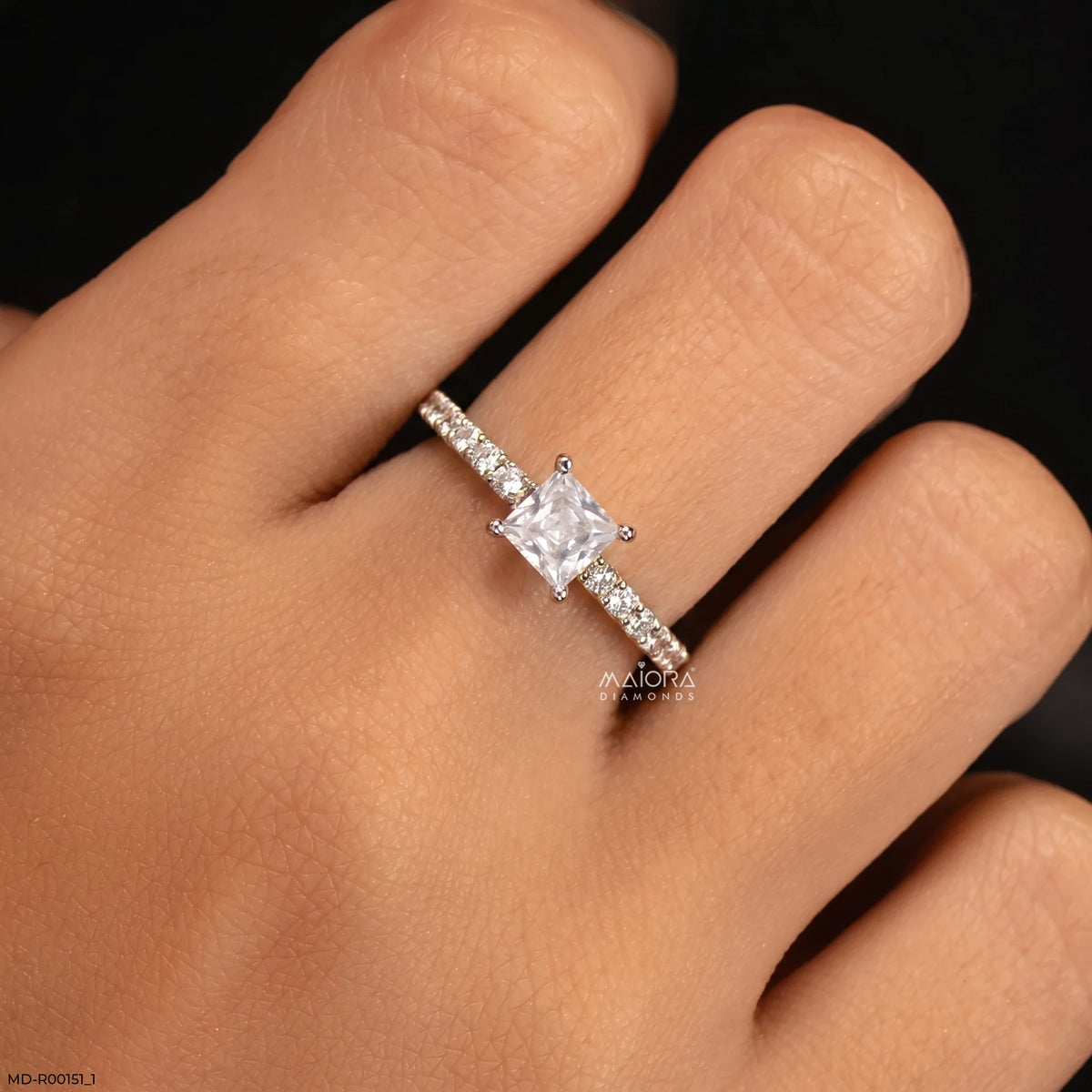 1 Carat Treasures Princessara Stackable Ring