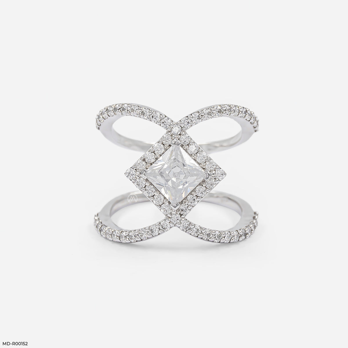 Infinity Princess-Cut Ring