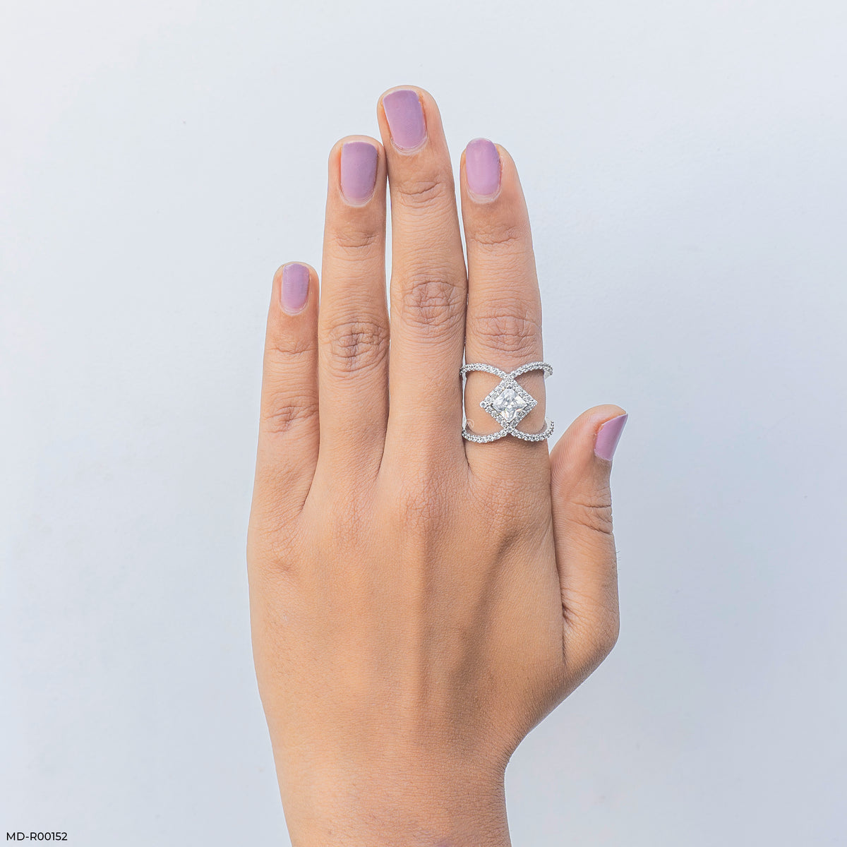 Infinity Princess-Cut Ring