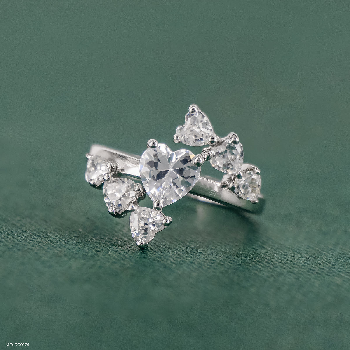 1 Carat Heart shaped Diamond Ring