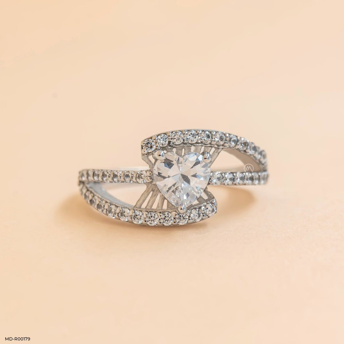 1 Carat Heart Shape Diamond Ring