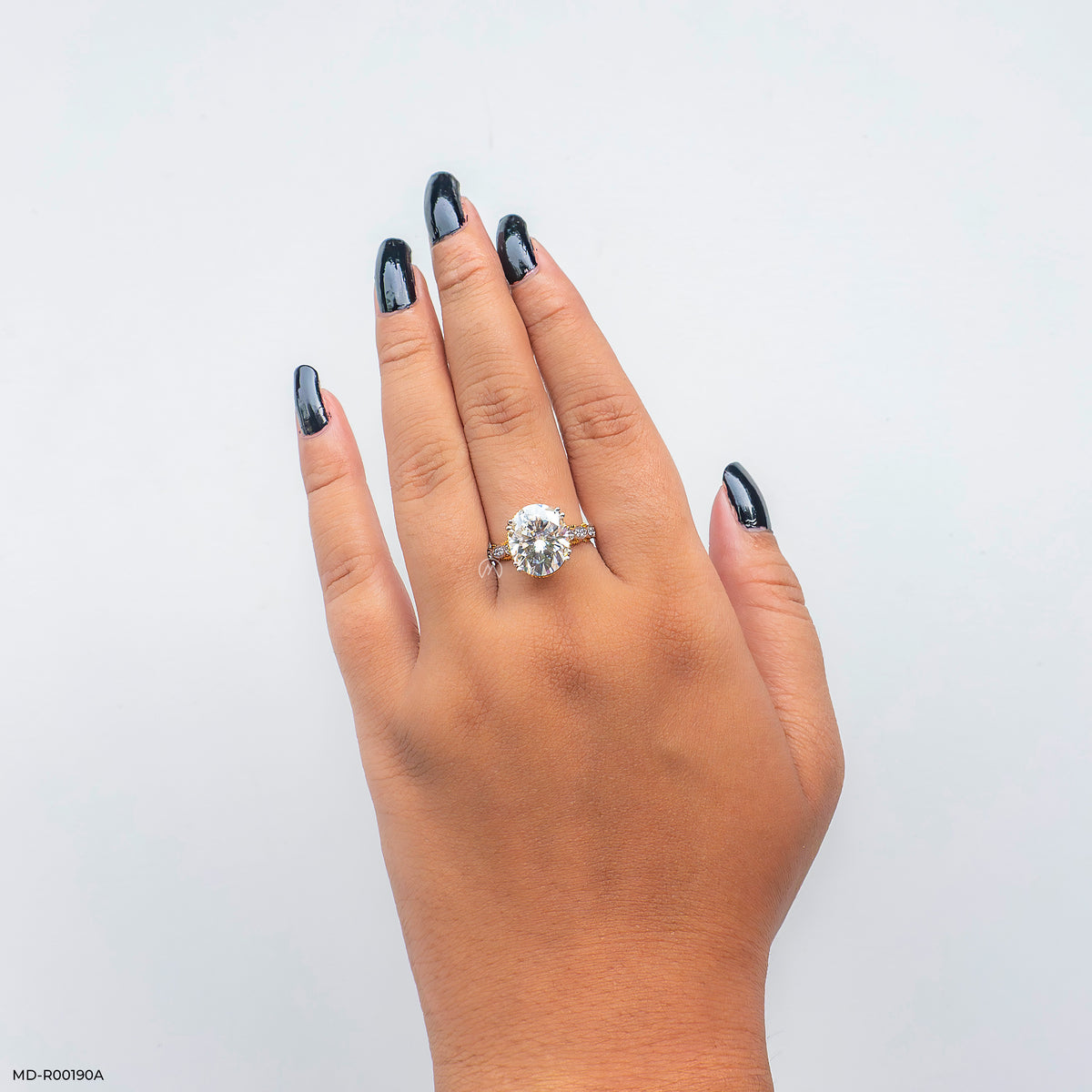 5 Carat Oval Shape Solitaire Ring
