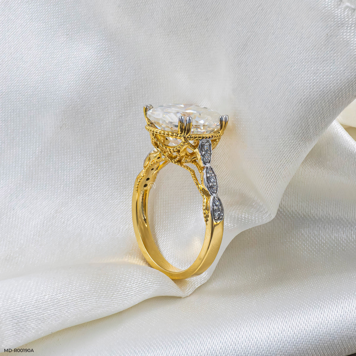 5 Carat Oval Shape Solitaire Ring