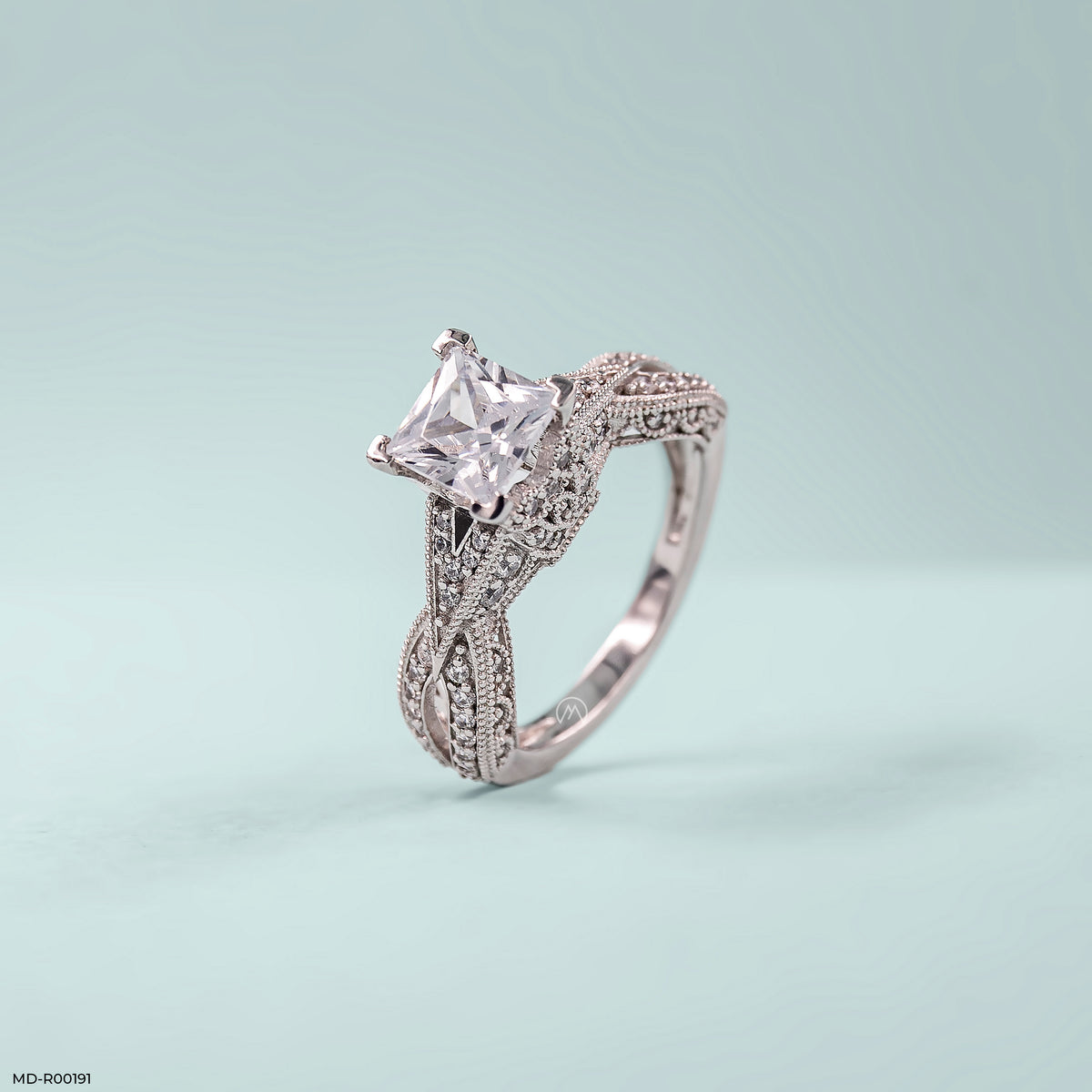 1.5 Carat Princess Cut Diamond Ring