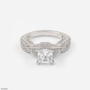 1.5 Carat Princess Cut Diamond Ring