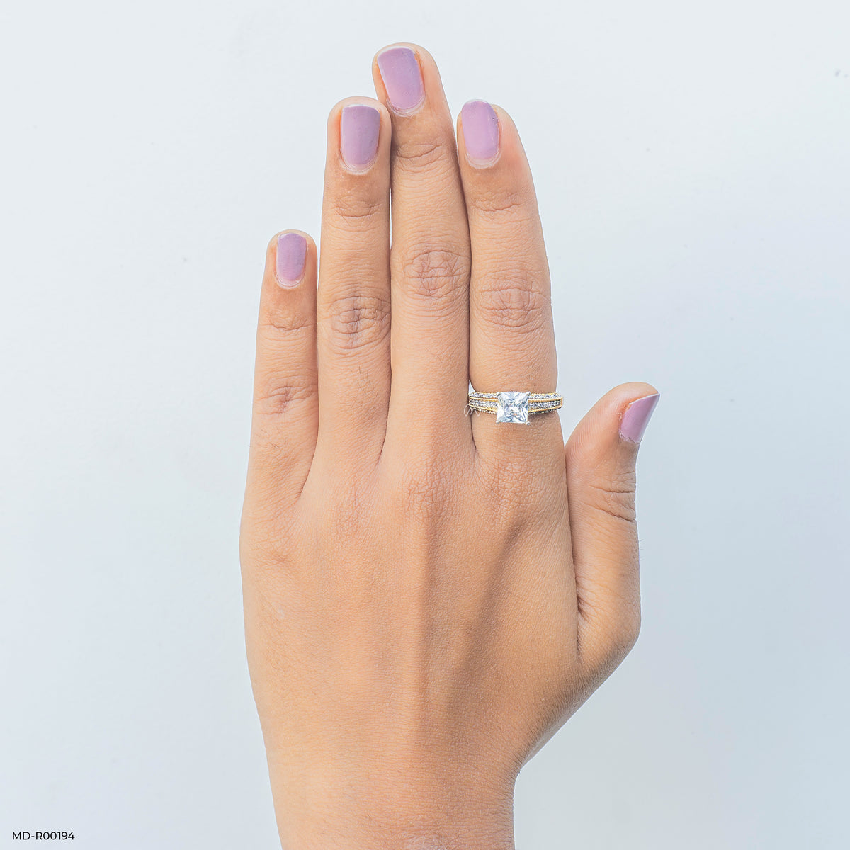 1 Carat Princess Cut Diamond Ring