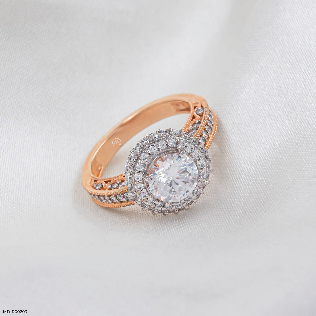 The Vintage Halo Ring
