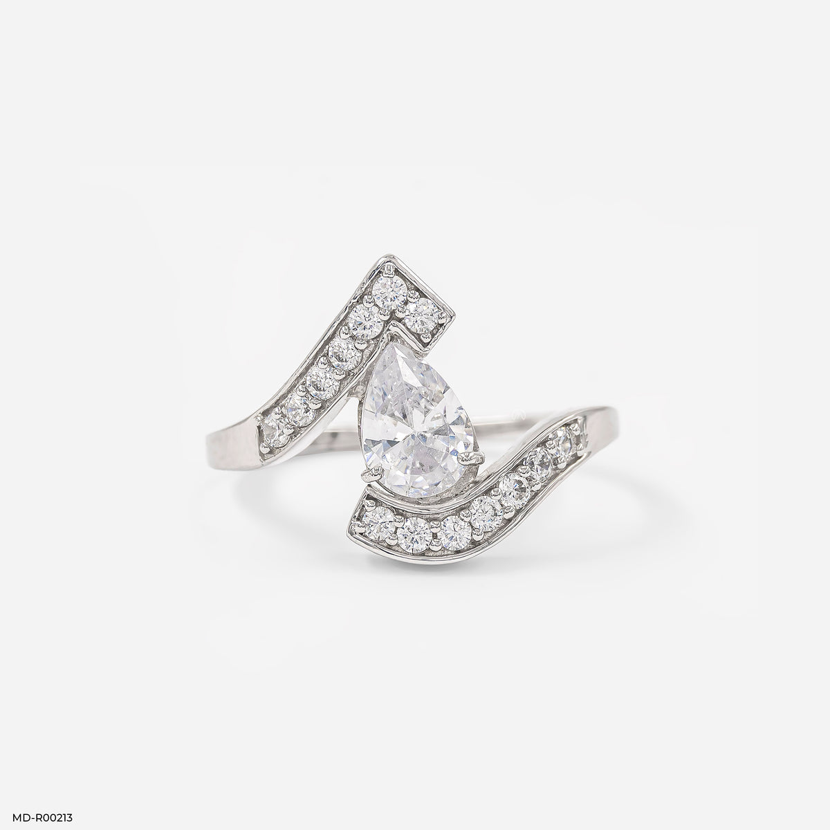 1 Carat Pear Solitaire Ring