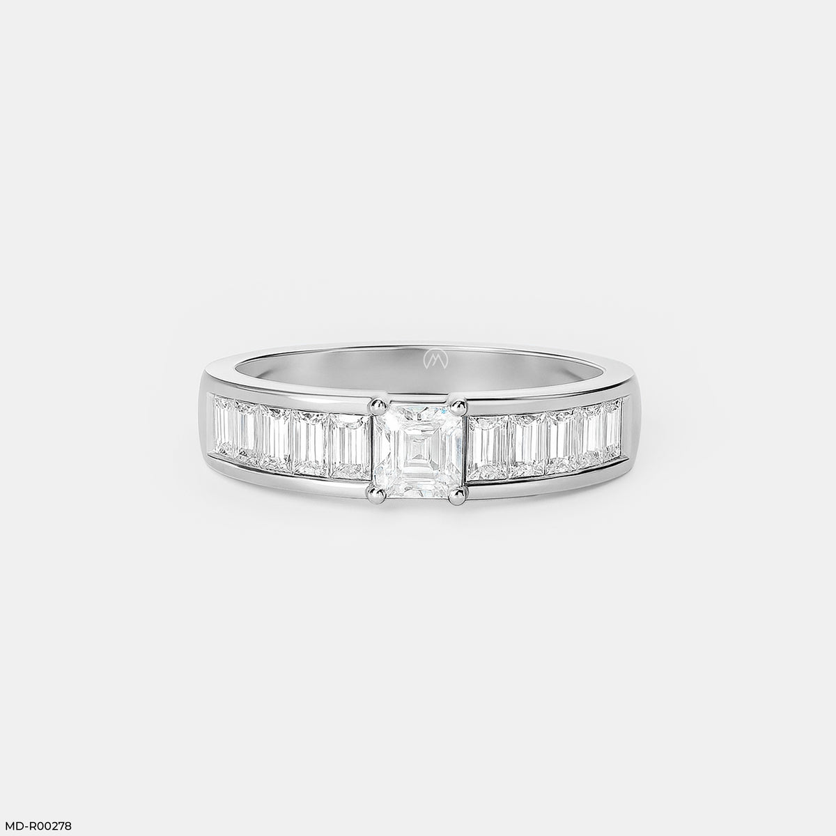 Emerald Cut Diamond Ring