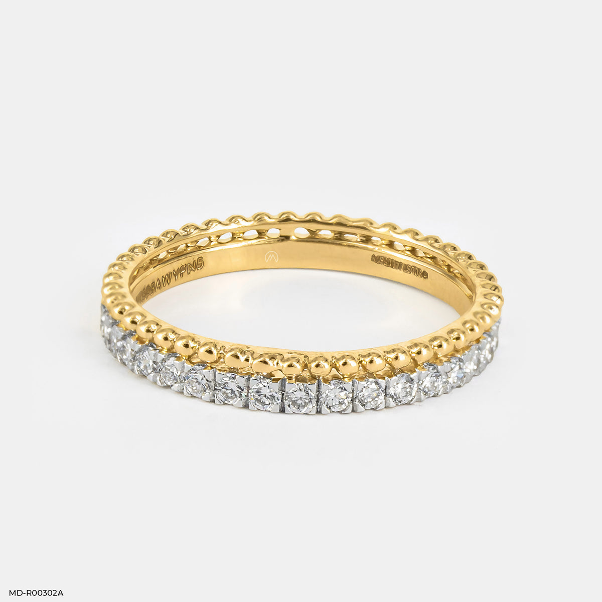 0.35 Carat Dainty Eternity Lab Diamond Ring