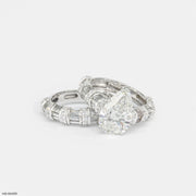Empire Pear Solitaire Diamond Ring