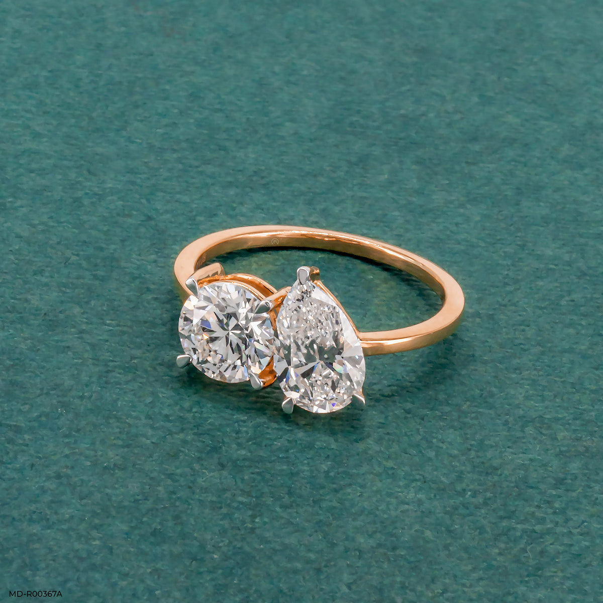 2 Carat Toi Et Moi Solitaire Ring